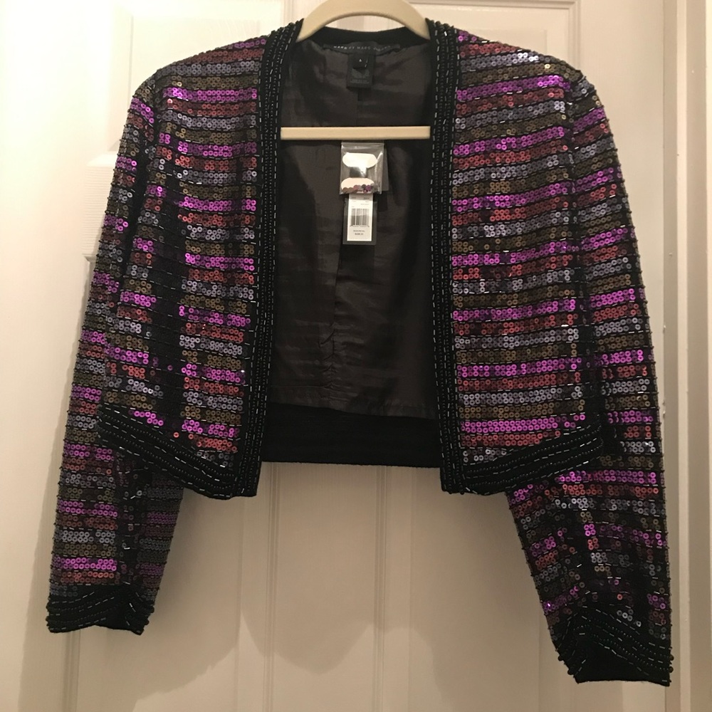 Marc by Marc Jacobs sequined bolero jacket Sz L